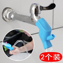 Silicone faucet extender water nozzle guide sink splash preventer extender joint children baby hand sanitizer