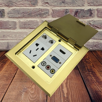 Five-hole telephone network VGA Audio and video HDMI multimedia free combination full copper flat 180 degree anti-kick