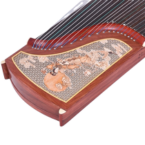 Shanghai ethnic musical instrument One factory Dunhuang Guzheng 694RR Buddha in Yunshan Mountain Shiv Figure Signature Hongmu playing test class