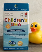  Nordic Naturals Children fish oil DHA Strawberry Taste Chewing Capsule 360 Grain Dress 3-6 23 12