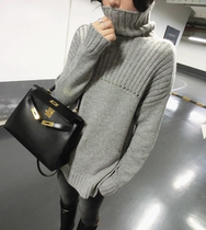  sandro moscoloni 2021 autumn and winter new turtleneck sweater womens mid-length thick cashmere sweater