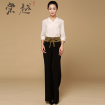 Tangyue 2021 summer technician work clothes female beauty salon spa health hall beautician foot bath shop work clothes set