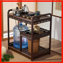 Han Tang tea tray pear black red sandalwood green sandalwood tea cabinet mobile tea table tea table taste tea