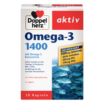 German diatric deep sea fish oil 1400mg soft capsule 30 grains in aged healthy Omega-3