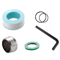 Porcelain faucet accessories gift bag Allen wrench nozzle raw material with silicone gasket