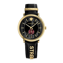 VERSACE VERSACE Watch Medusa Classic Large Plate Red Belt Womens Quartz Watch VE8101019