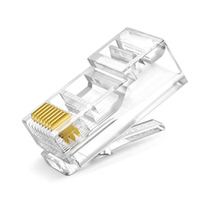 TP-LINK TL-EH601-100 six types of network Crystal Head 8 core gold-plated Gigabit network cable connector integrated