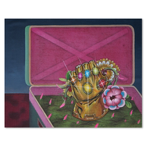 Sichuan Academy Wang Qiaos Unlimited Ambition on the front of the original living room collection of decorative paintings