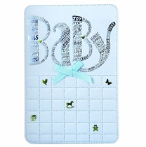 The Hallmark Horan infant congratulates the card newborns for blessings the baby blue butterfly knot delicate greeting cards