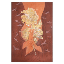 Xian Meiyuan Shao also originally worked as Spring Summer and Autumn Winter and another Spring Workers Pen Heavy Color Mineral Color Living Room Decoration Painting