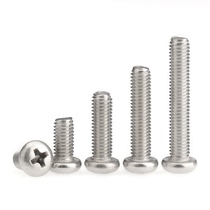 316 stainless steel cross round head small screw M1 6 pan head cross groove M2 screw lengthened machine tooth screw