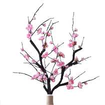 Single branch simulation of plum flower simulation flower flower flower flower flower flower flower flower decoration room