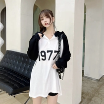 Kaka Womens Official Summer Thin Sleeve T-shirt Cover with Cap Color Sunscreen