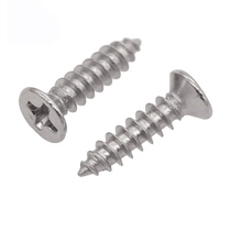 Carbon steel nickel-plated sunk head self-tapping screws M1 4-M3 cross flat head self tapping screws KA