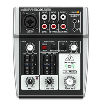 BEHRINGER BAILINGDA 302USB MINI mixer Mobile phone computer K song YY game live sound card