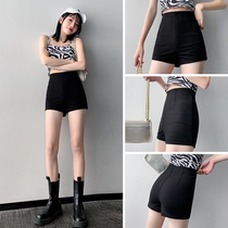 South Korea High Waist Super Shorts Women Summer Thin outside wearing elastic tight fit for underpants anti-walking light uncurled safety pants