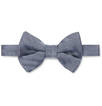 Classic] Dunhill Dunhill mens word pattern silk bow tie NET-A-PORTER