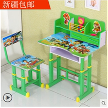 Learning table childrens girls desk desks and chairs bear infestation piggy Paige Wang team painting girls new tables and chairs