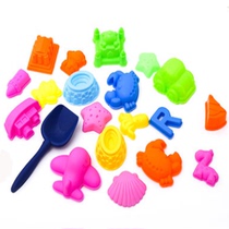 Childrens space sand mold set Indoor baby toy sand puzzle power sand model color mud mold safety