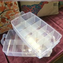 Sample text play display Convenient upper bunk storage box Plastic transparent split storage box Watch box Simple and creative