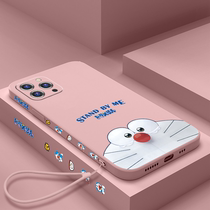 Apple 13 phone shell new iphone11 cute blue Fat son 12ProMax net red lady Cartoon Doxa a Dream Apple 11 pro max full package anti-fall softshell 1