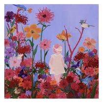 Limited Edition 99] Guangxi Art Institute Liu Chenyang Hide and Seek limited edition prints with framed decorative paintings