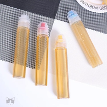 Pointed mouth extruded honey bottle Dispensing Transparent plastic vials Portable food sealed cans Sauce pressing storage bottles