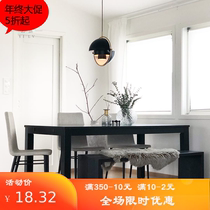 Jane Europe single dining table bar creative hanging lights Nordic restaurant bedside Villa small post modern chandelier Golden ins