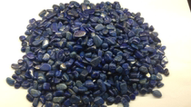 Buddhist supplies-polished Lapis Lazuli for Manza eight for storage seven gems-100g