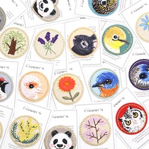 Animal cloth patch clothing hole repair subsidy shirt decoration pattern patch cartoon embroidery small decal