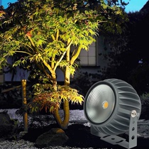 Tree light spotlight outdoor waterproof led ground plug light villa courtyard garden landscape spotlight plug ground floodlight