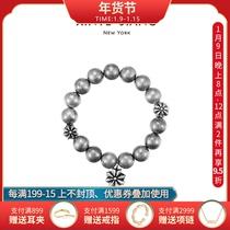 XINYE JIANG DAHLIA DAHLIA silver DAHLIA beads sterling silver bracelet for men and women couples neutral tide niche