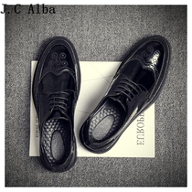 J C Alba Modesty ~ Business Positive Dress Genuine Leather Shoes Men 2022 Summer New Leisure Inn Suits Shoes