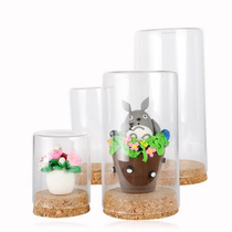 Bei Xiaotao hand-made glass display bottle ultra-light Clay Clay work creative DIY dust cover full 25