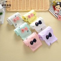 Female Capri pants tight thin model Joker outside wear baby girl baby baby spring and autumn summer pants one year old childrens clothing kindergarten cool