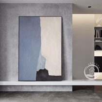 Modern simple abstract porch decorative painting office corridor aisle vertical painting hotel living room atmospheric hanging painting