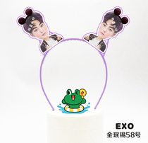 Four-Tour Golden-Tin-Tin-Head Cartoon Head Stirrup Hairpin Hairpin Hairpin Hairpin Hairpin Custom should be