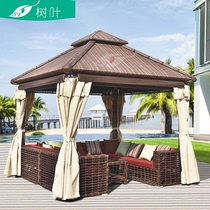 Outdoor pavilion garden modern leisure Chinese wind pavilion shade shade in the cooling corner pavilion