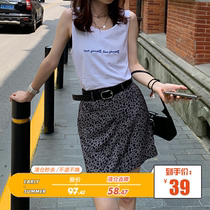 seven4leeBAO WEN Emotional Knot BAO WEN Half Body Skirt Woman Summer New High Waist Display Slim Fit a short dress 100 lap short dress