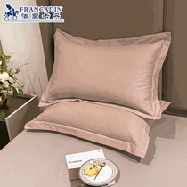 Frank Dan 100-count pure cotton pillowcase cotton brushed A class Xinjiang cotton long-staple cotton pillowcase pair
