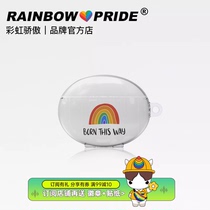 RainbowPride original Huawei headphone protective sleeve for freebuds4i personality six color rainbow