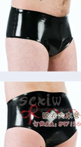   2017 mens latex panties leggings black latex briefs cd cross-dressing cosplay