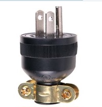 Generator set with plug US gauge 3 pins l two flat and one round detachable assembly self-wiring power supply 20A plug