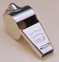 ACME UK import professional referee whistle and hand rope rugby football MADE IN ENGLAND tuba