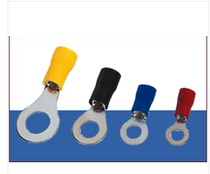 Nylon insulating sleeves round terminal