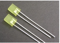 2X5X7 yellow hair yellow LED lamp beads 2*5*7 yellow light LED highlight indicator fog square