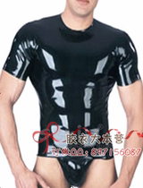  Sexy Skintight Body Suit Men Conjoined Tight Fit Latex Tights