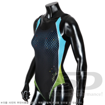 HOOG Korea U-shaped halter large size womens triangle one-piece swimsuit AWU052 send chest pad spot