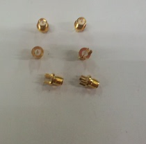 SMAKE disc deflection angle all copper crossing gold external thread internal needle reverse joint SMA female head welding plate male needle