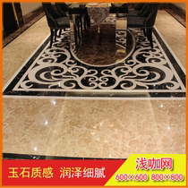 Living Room Bedroom Floor Tiles Full Throw Glazed 600800 Interior Restaurant Hall floor Brick Background Wall Shallow Cafe